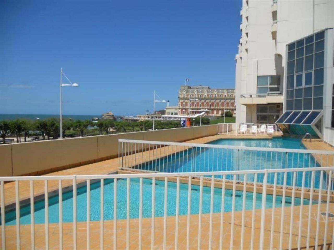 Studio Front De Mer Avec Piscine Et Balcon A Biarritz - Fr-1-3-412 外观 照片
